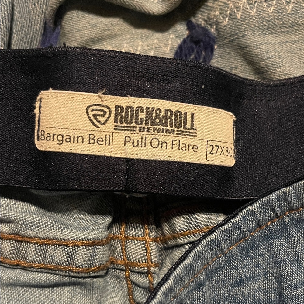 Rock & Roll Denim Women's Blue Flare Jeans